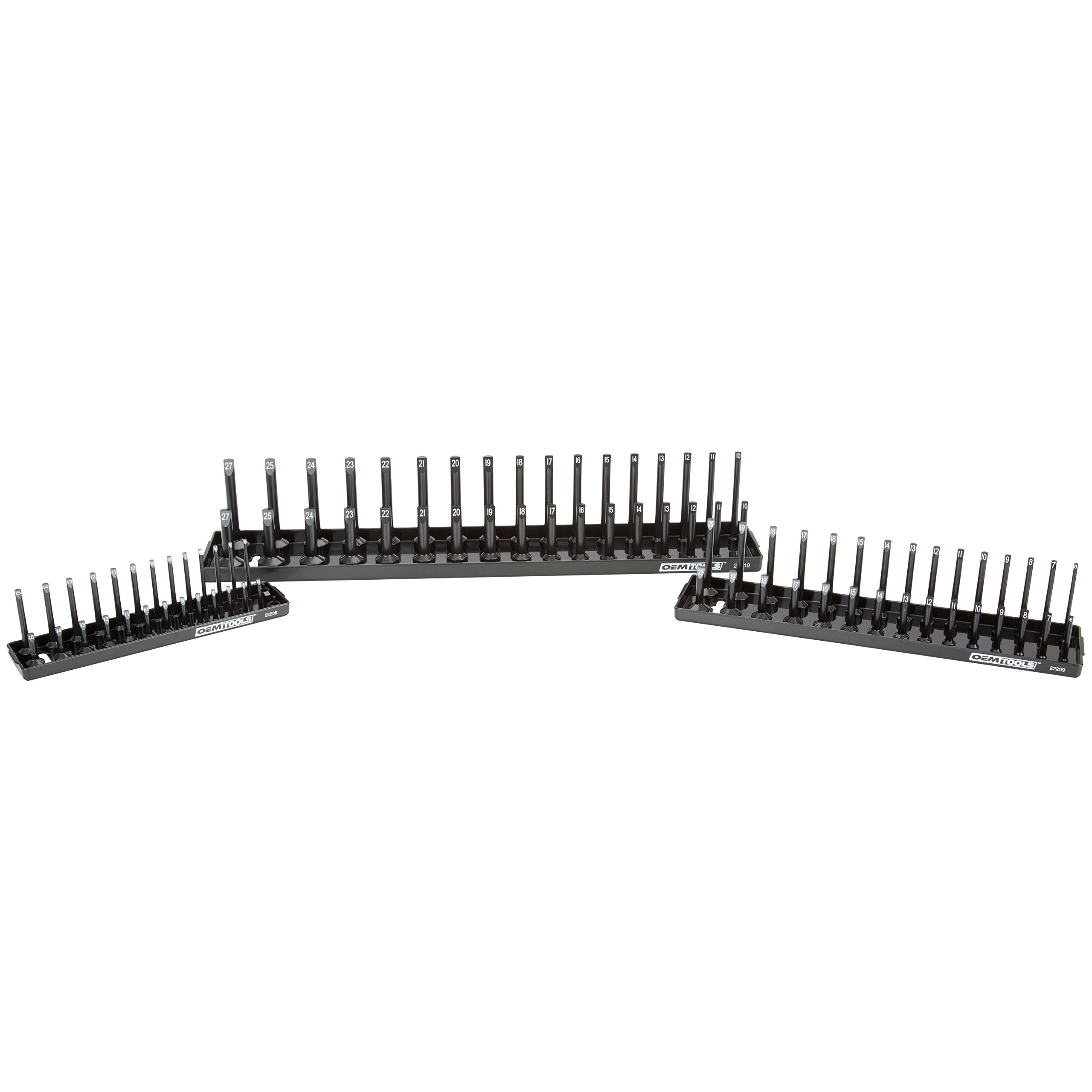 Amazon.com: OEMTOOLS 22211 3 Piece Socket Tray Set, 90